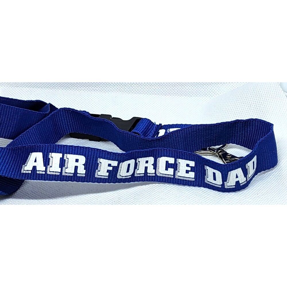 Air Force Dad Blue Lanyard – Key Holder Neck Chain for Proud Fathers
